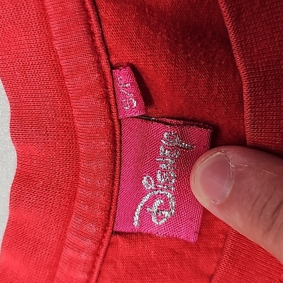 DISNEY vintage small red Mickey Mouse short sleeve shirt - Picture 5 of 7